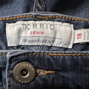 Torrid ripped (on purpose) shorts